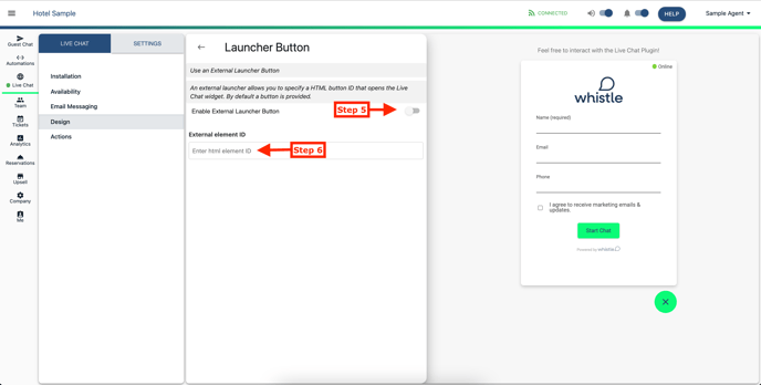 Design Launcher Button - Live copy