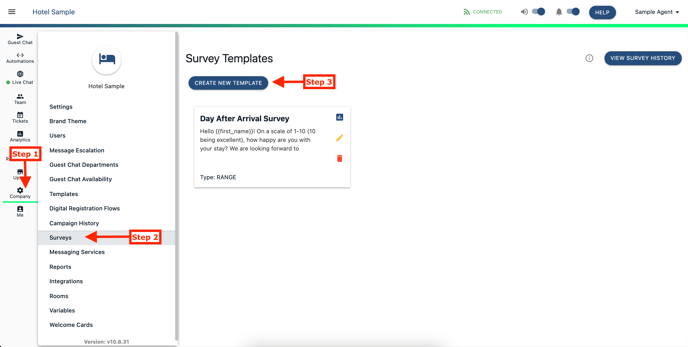 Create Survey Template